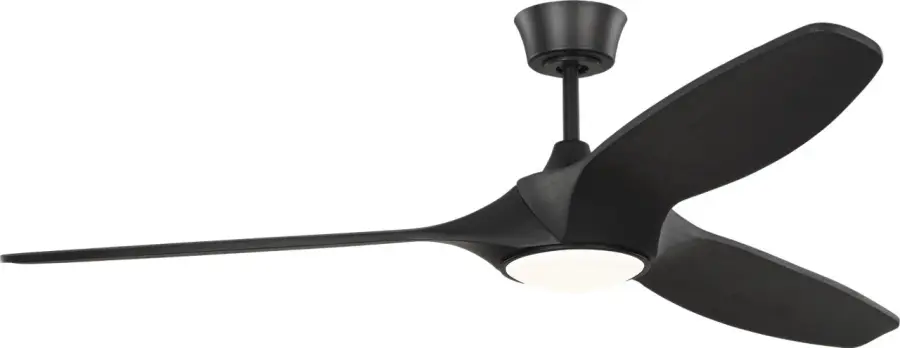 Selen Smart 60" LED Ceiling Fan in Midnight Black - Image 1