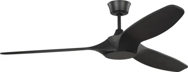 The Selen Smart Fan by Marie Flanigan delivers architectural simplicity with sculptural blades and integrated LED lighting. Damp-rated and smart-enabled for seamless control, it balances modern design with timeless appeal. - alternate view