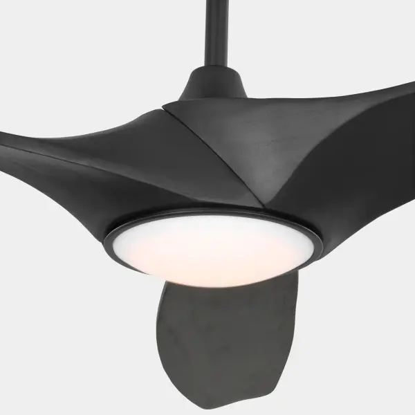Selen Smart 60" LED Ceiling Fan in Midnight Black - Image 3