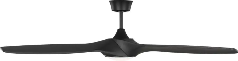 Selen Smart 60" LED Ceiling Fan in Midnight Black - Image 5
