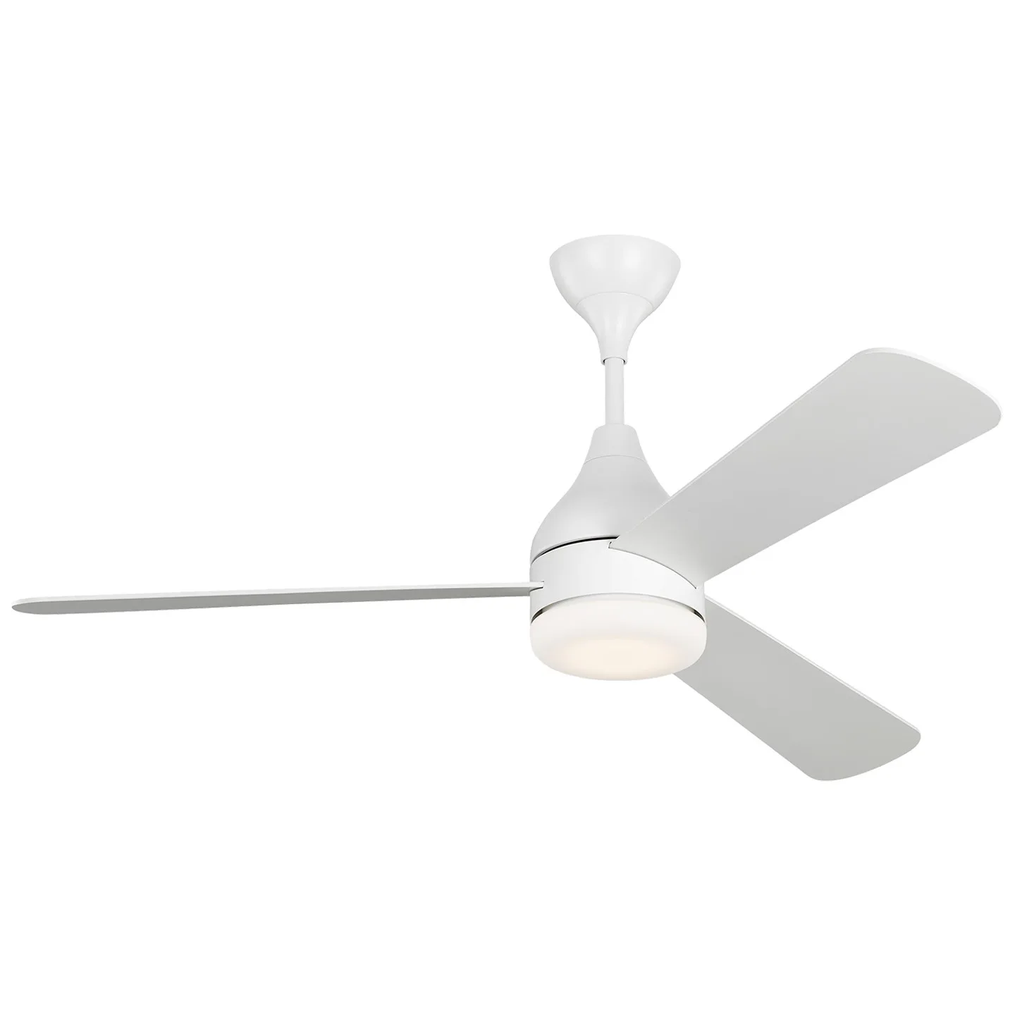 Streaming 52" Smart Ceiling Fan in Matte White