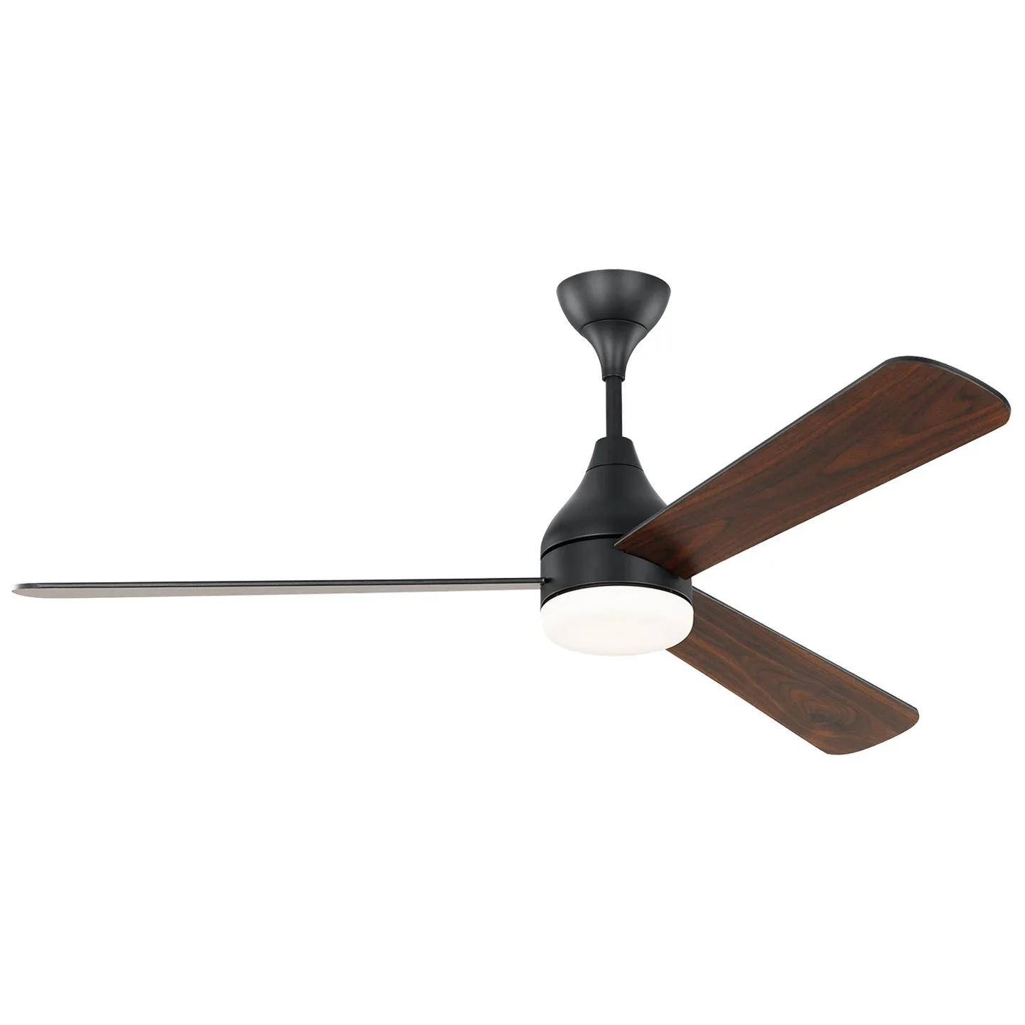 Streaming 60" Smart Ceiling Fan in Midnight Black