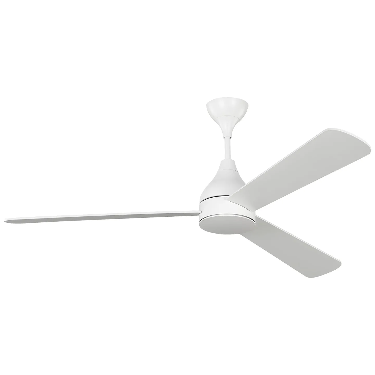 Streaming 60" Smart Ceiling Fan in Matte White