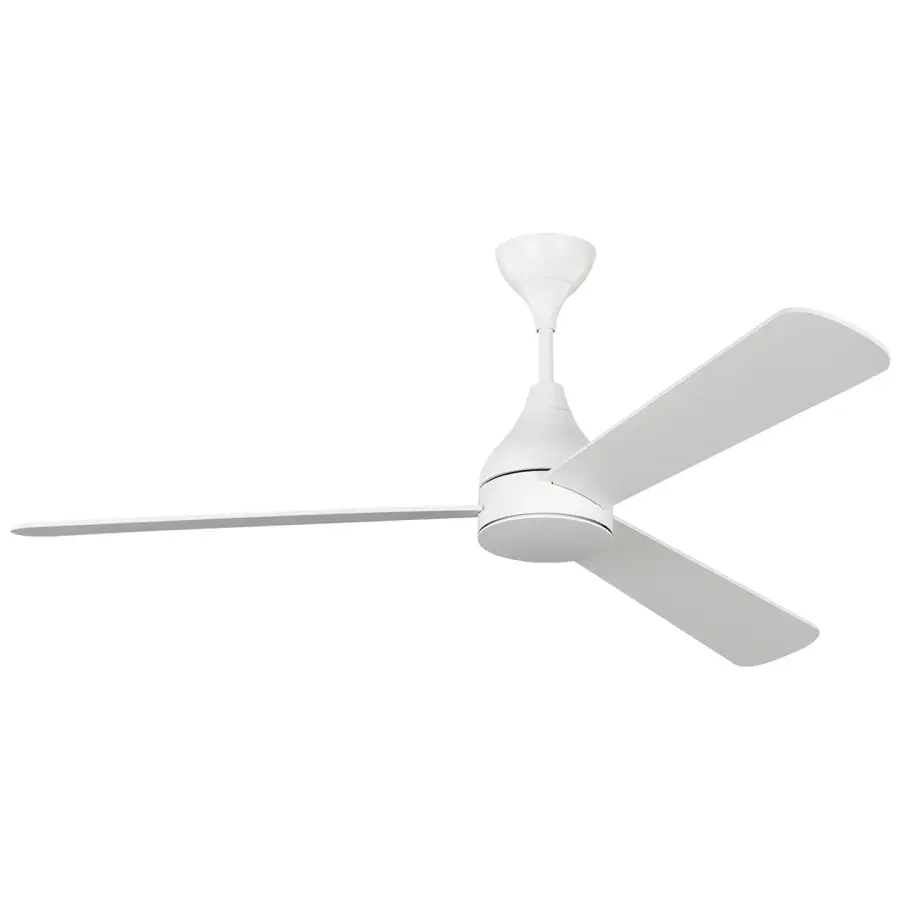 Streaming 60" Smart Ceiling Fan in Matte White