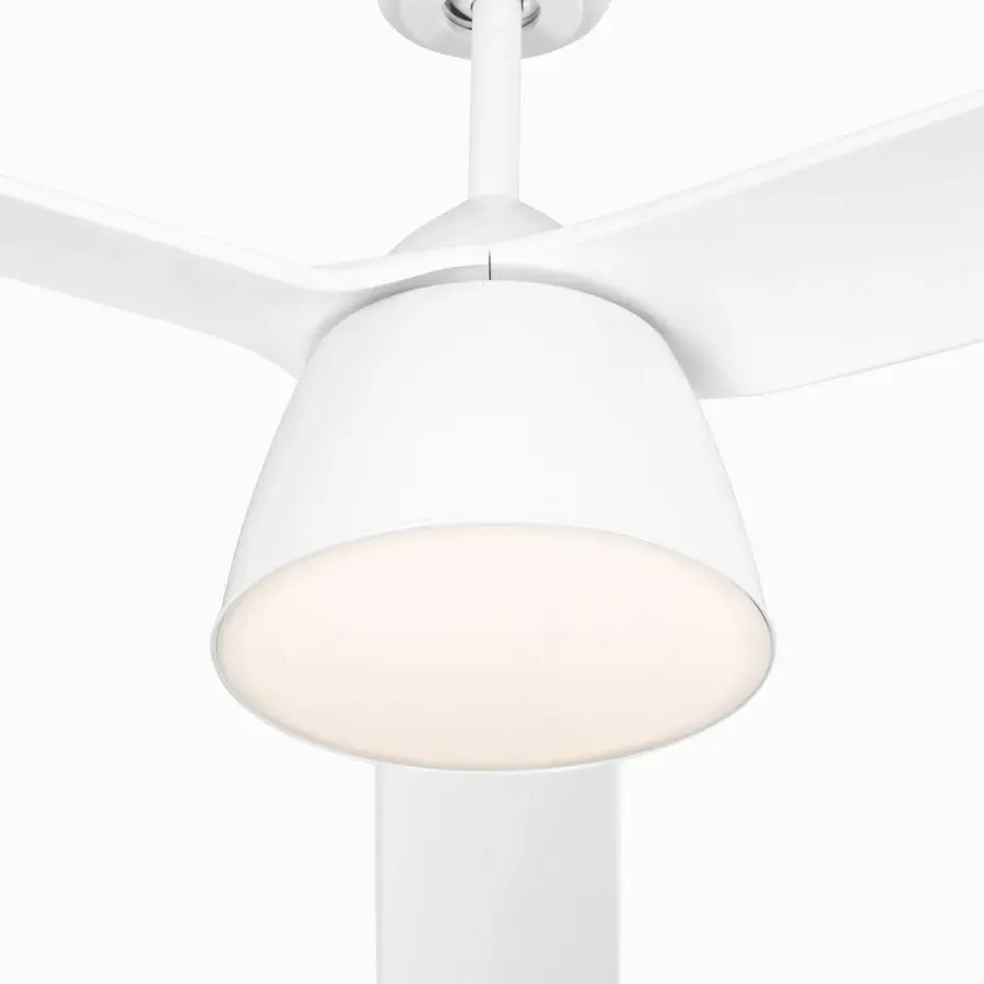 Studio Smart 60" LED Ceiling Fan in Matte White - Image 2