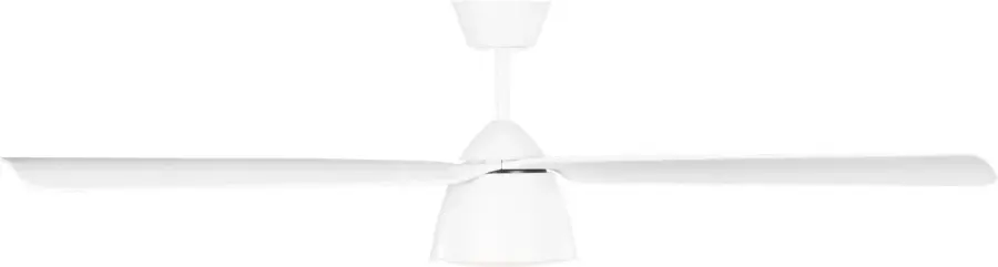 Studio Smart 60" LED Ceiling Fan in Matte White - Image 3