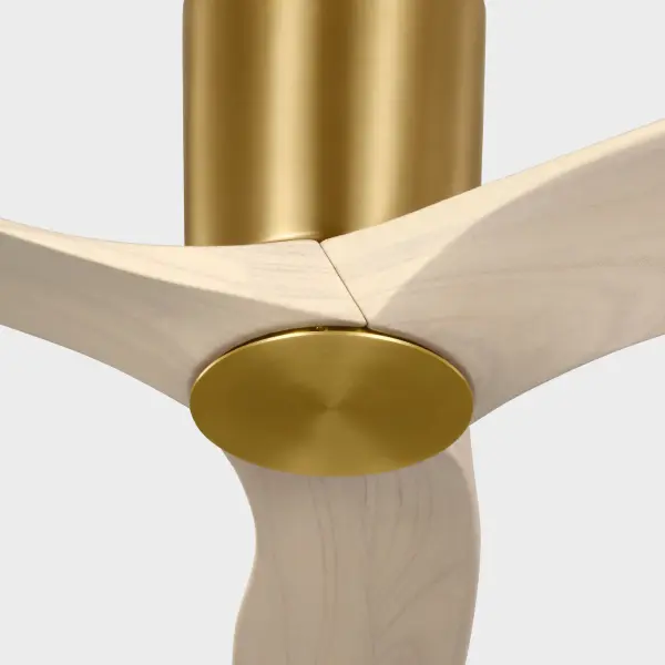 Seyra Smart 44" Hugger LED Ceiling Fan in Burnished Brass - Image 5
