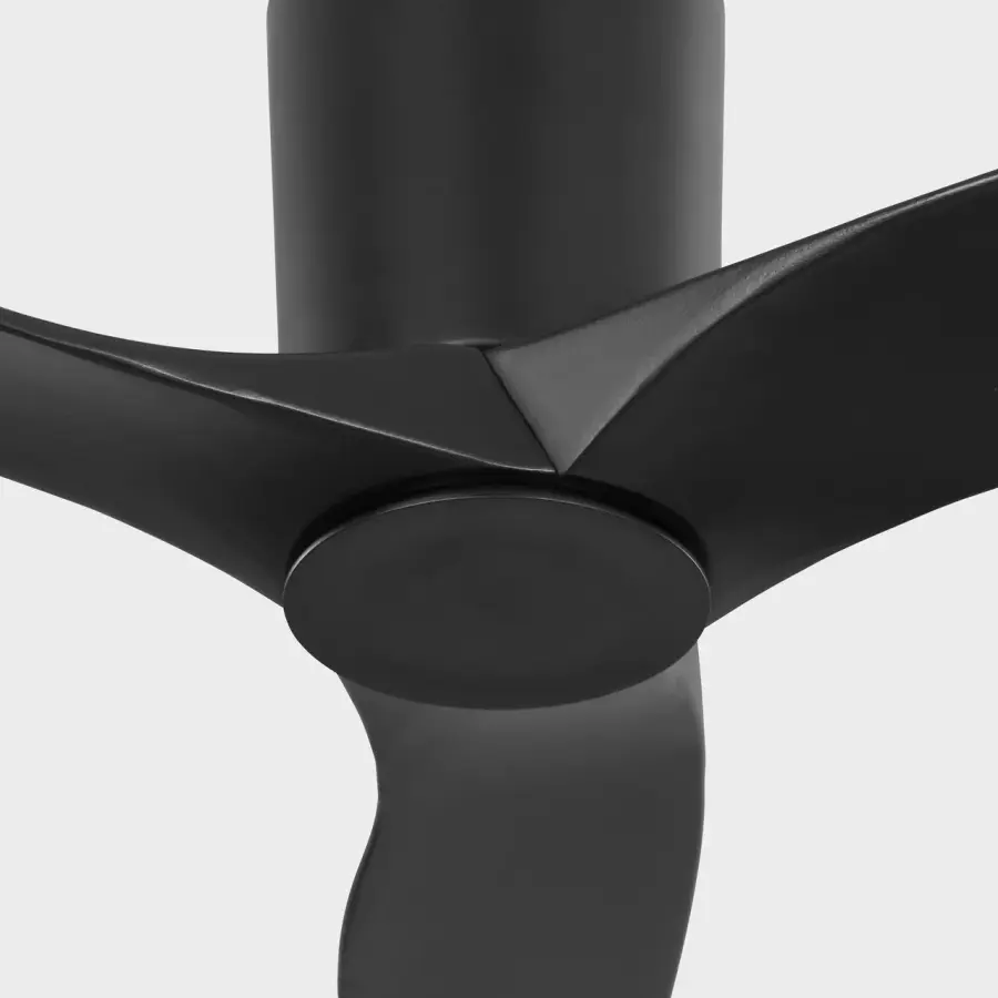 Seyra Smart 44" Hugger LED Ceiling Fan in Midnight Black - Image 3