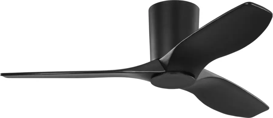Seyra Smart 44" Hugger LED Ceiling Fan in Midnight Black - Image 6
