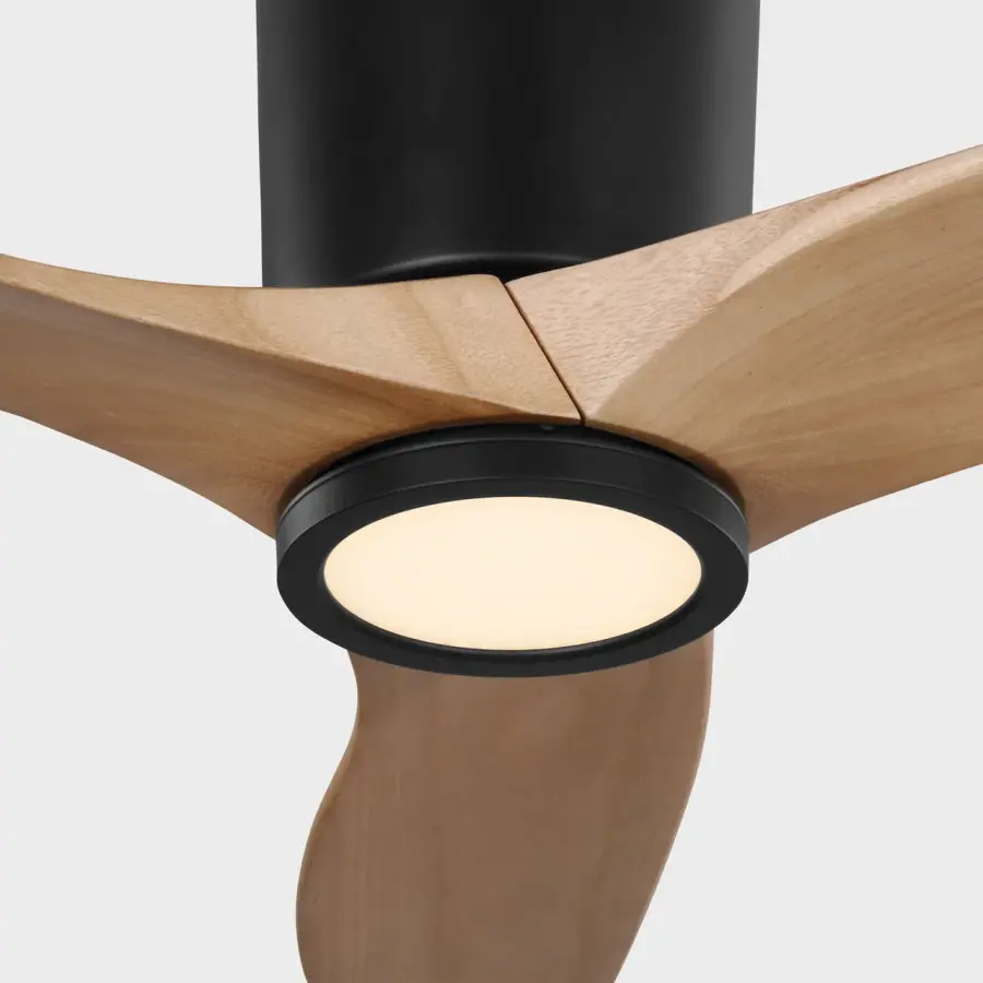 Seyra Smart 44" Hugger LED Ceiling Fan in Midnight Black - Image 5