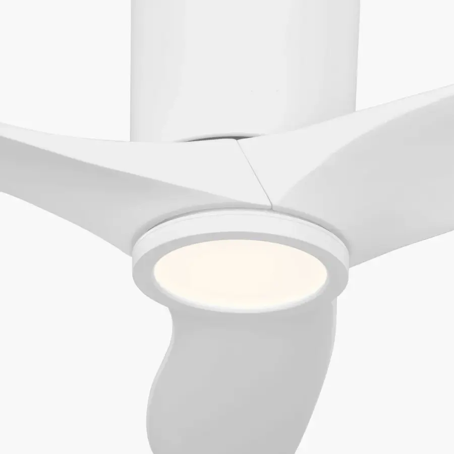 Seyra Smart 44" Hugger LED Ceiling Fan in Matte White - Image 2