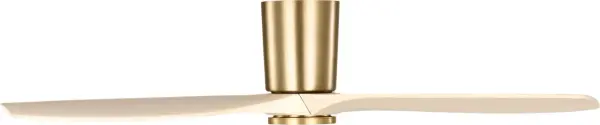 Seyra Smart 52" Hugger LED Ceiling Fan in Burnished Brass - Image 5