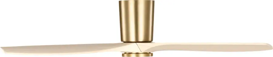 Seyra Smart 52" Hugger LED Ceiling Fan in Burnished Brass - Image 5