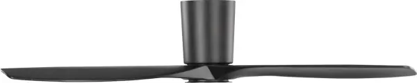 The Seyra 52" Hugger Fan by Marie Flanigan combines clean modern lines with smart functionality, perfect for rooms with lower ceilings. Its three-blade design and integrated LED light deliver both style and performance. - alternate view