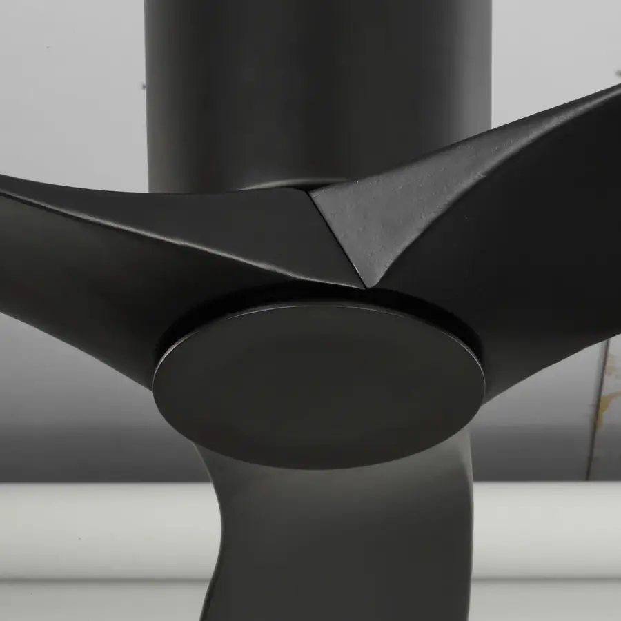 Seyra Smart 52" Hugger LED Ceiling Fan in Midnight Black - Image 4