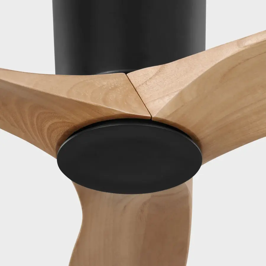 Seyra Smart 52" Hugger LED Ceiling Fan in Midnight Black - Image 2