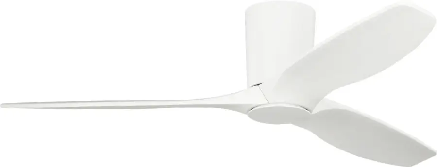 Seyra Smart 52" Hugger LED Ceiling Fan in Matte White - Image 2