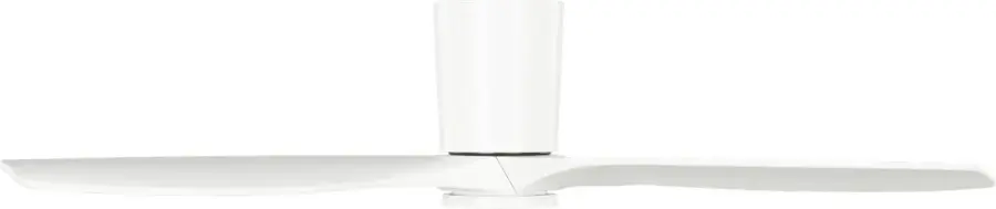 Seyra Smart 52" Hugger LED Ceiling Fan in Matte White - Image 3