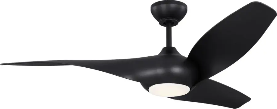Topan Smart 52" LED Ceiling Fan in Midnight Black - Image 1