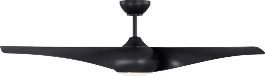 Topan Smart 52" LED Ceiling Fan in Midnight Black - Image 2