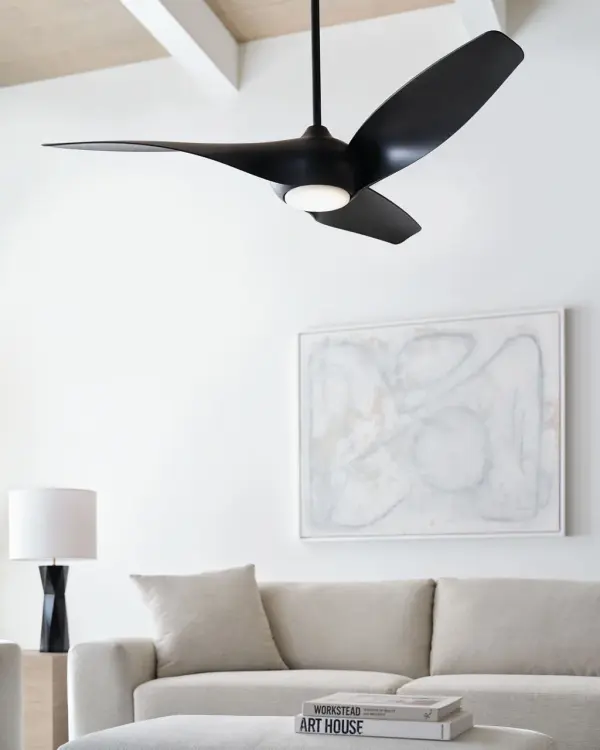 Topan Smart 52" LED Ceiling Fan in Midnight Black - Image 9
