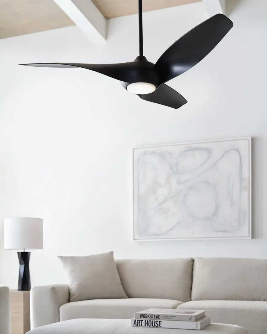 Topan Smart 52" LED Ceiling Fan in Midnight Black - Image 9