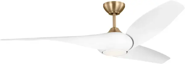 The Topan Smart 60" combines artistic form with modern function. Three gracefully twisted blades create a dynamic pinwheel effect while app control and integrated LED lighting deliver contemporary convenience for indoor or outdoor spaces.