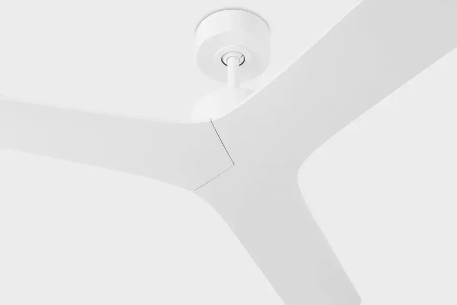 Tri Plank Smart 57" Ceiling Fan in Matte White - Image 2