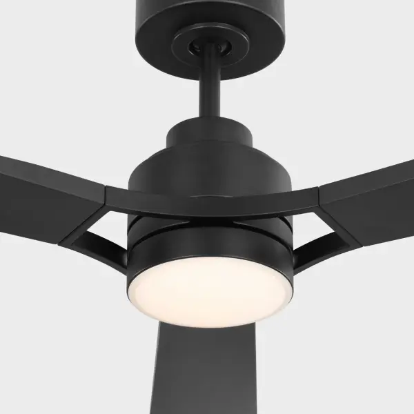 Trillium Smart 60" LED Ceiling Fan in Midnight Black - Image 3