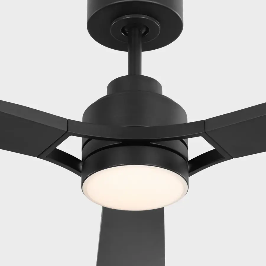 Trillium Smart 60" LED Ceiling Fan in Midnight Black - Image 3