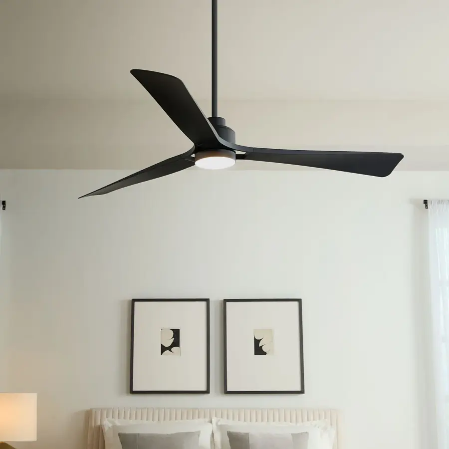 Trillium Smart 60" LED Ceiling Fan in Midnight Black - Image 8