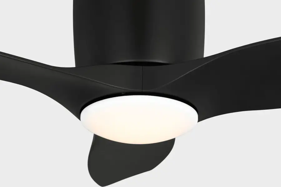 Titus 32" Hugger LED Ceiling Fan in Midnight Black - Image 6