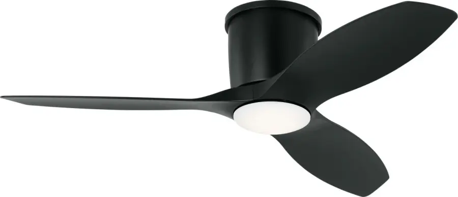 Titus 44" Hugger LED Ceiling Fan with Light Kit