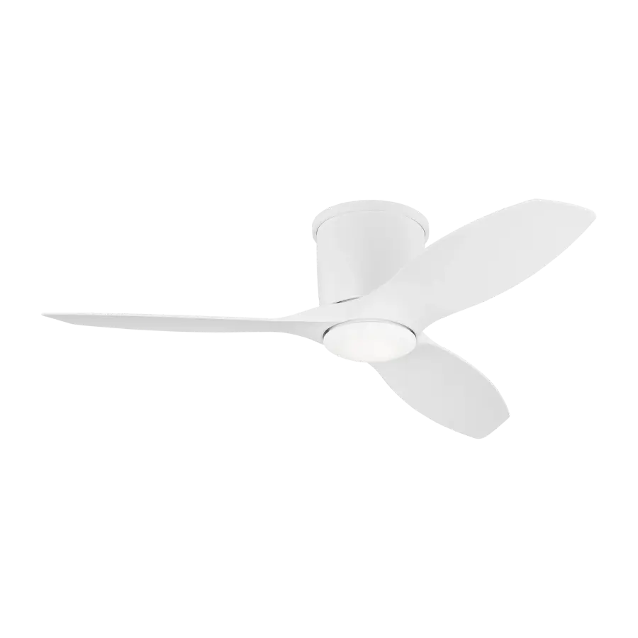Titus 44" Hugger LED Ceiling Fan with Light Kit - Image 1