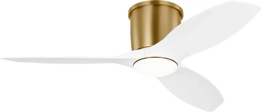 Titus 44" Hugger LED Ceiling Fan with Light Kit - Image 1