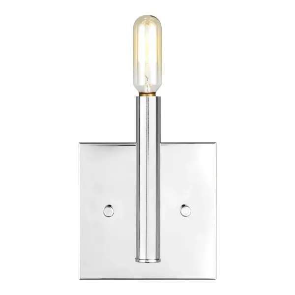 Vector One Light Wall Sconce in Chrome