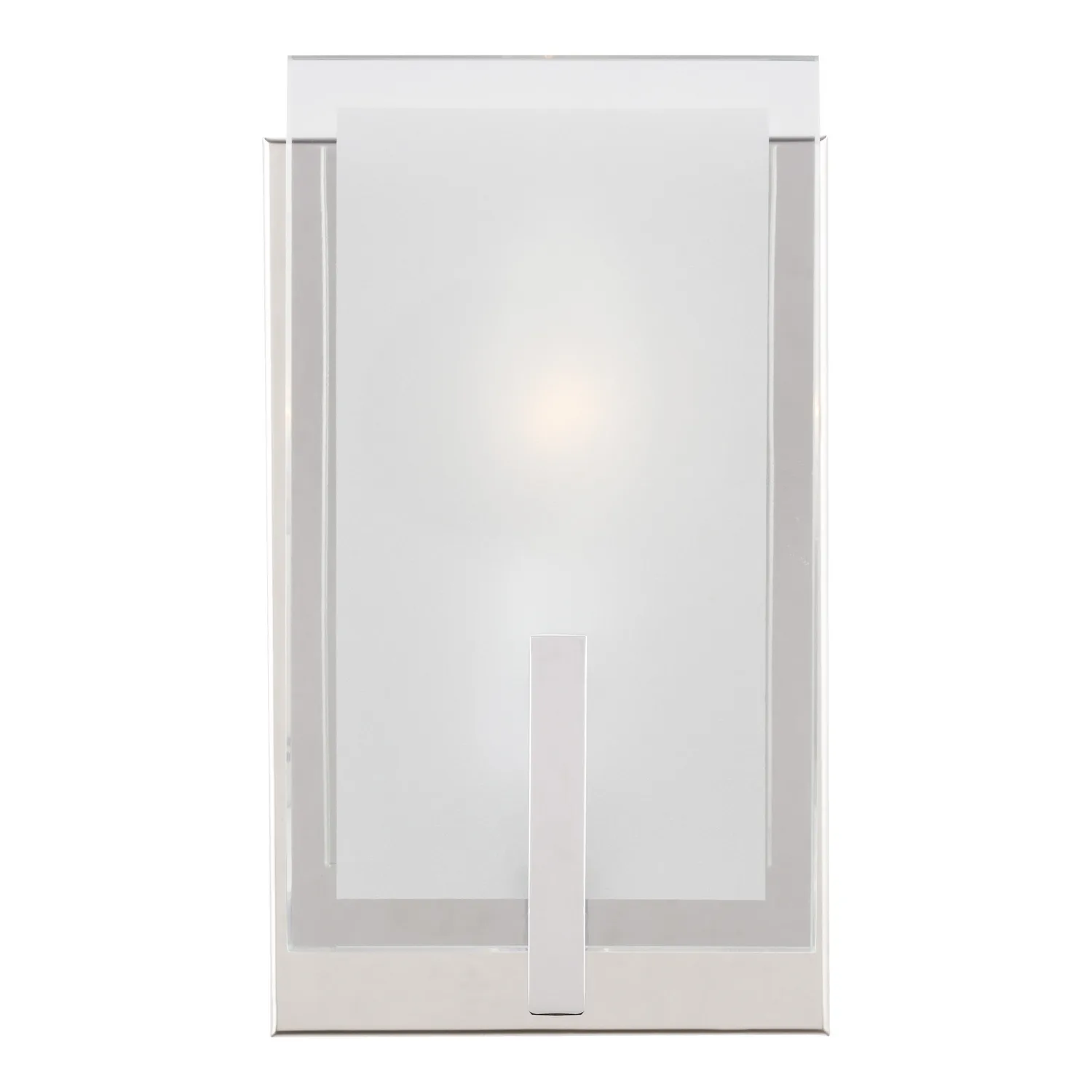 Syll One Light Wall Sconce in Chrome