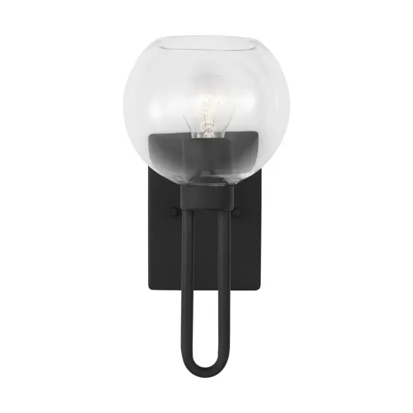 Codyn One Light Bath Vanity in Midnight Black
