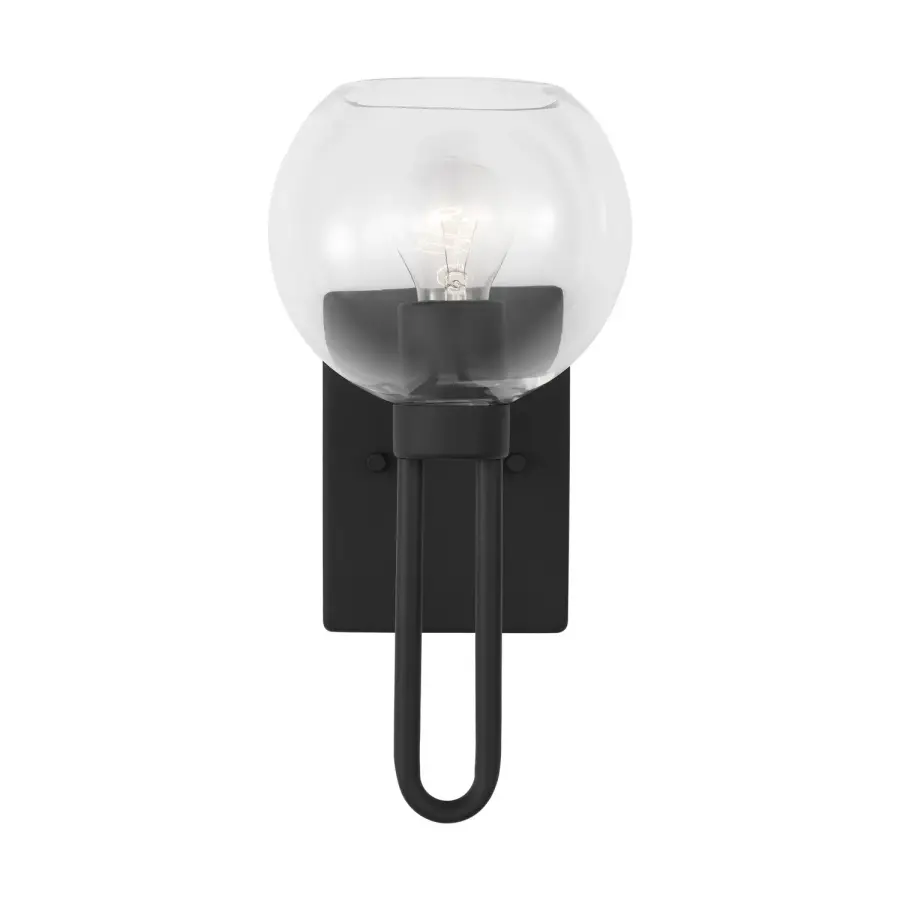 Codyn One Light Bath Vanity in Midnight Black