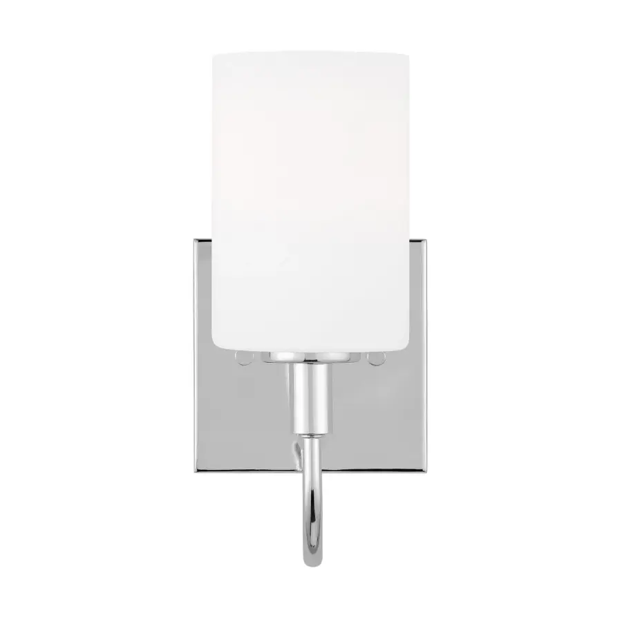 Oak Moore One Light Bath Vanity in Chrome