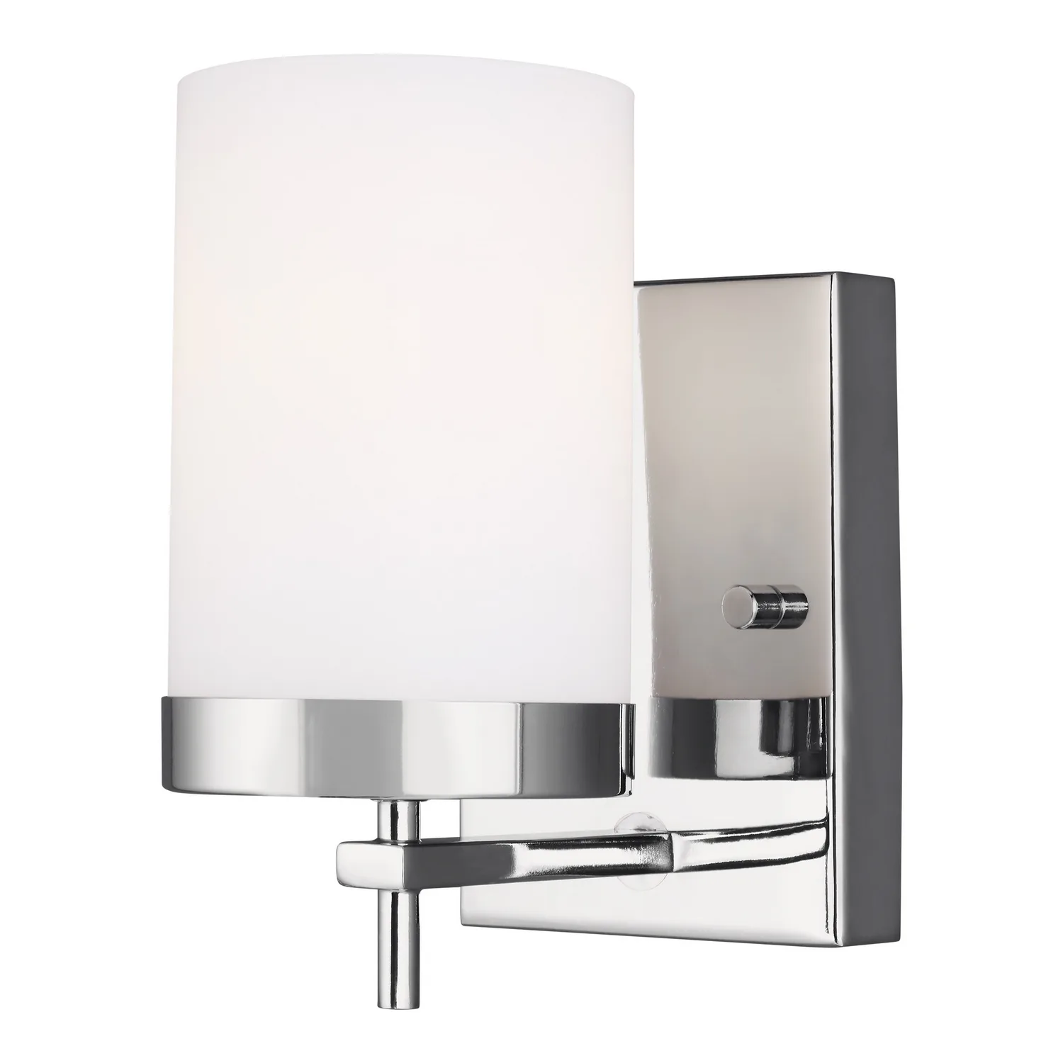 Zire One Light Wall Sconce in Chrome