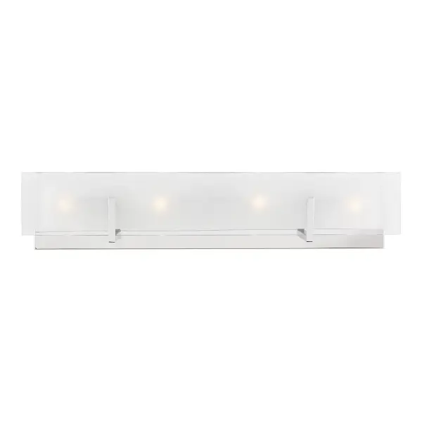 Syll Four Light Wall / Bath in Chrome