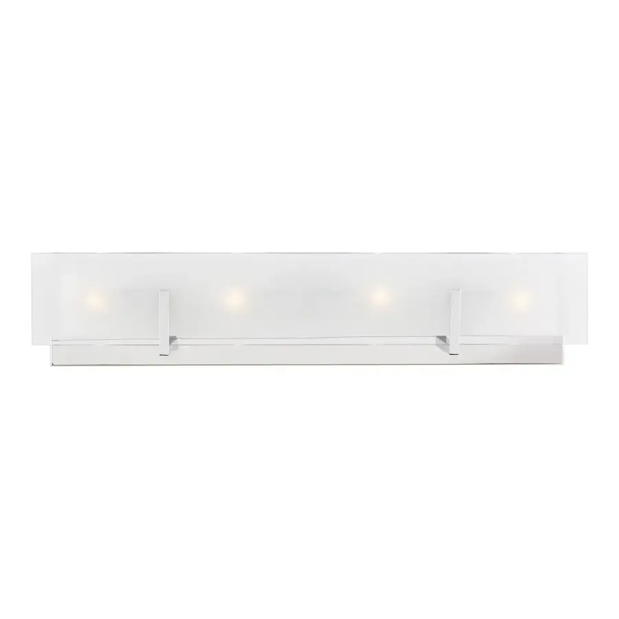 Syll Four Light Wall / Bath in Chrome