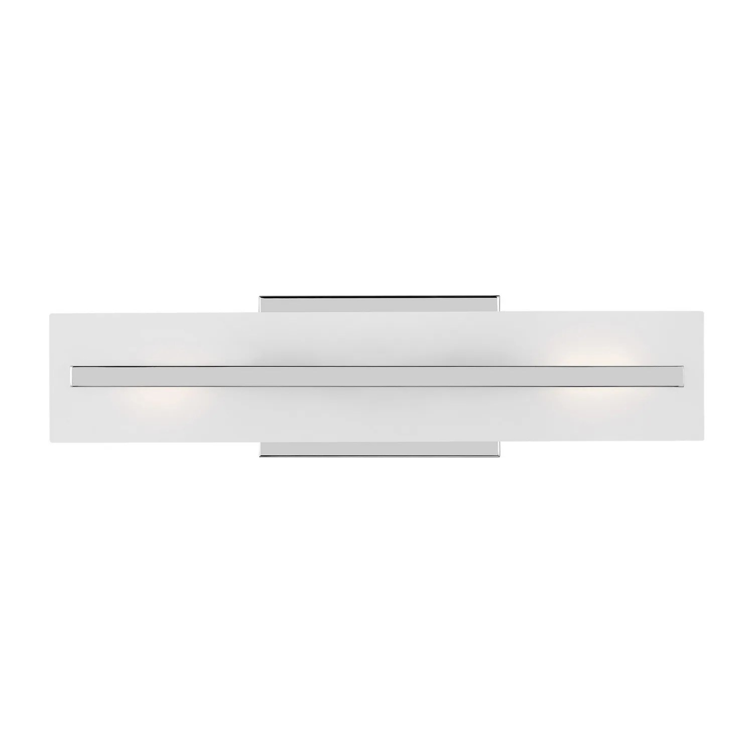 Dex Two Light Bath Vanity in Chrome