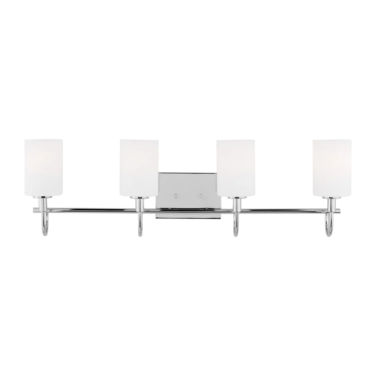 Oak Moore 4-Light LED Bath Wall Sconce in Chrome