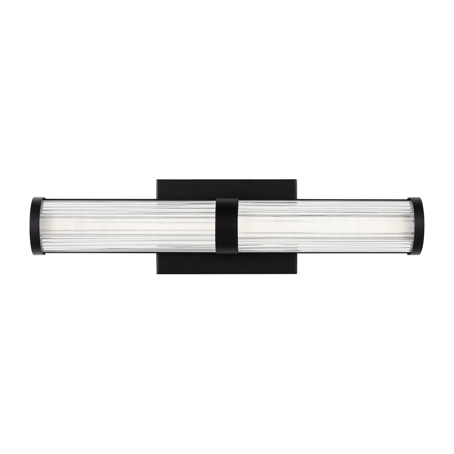 Syden LED Bath Wall Sconce in Midnight Black