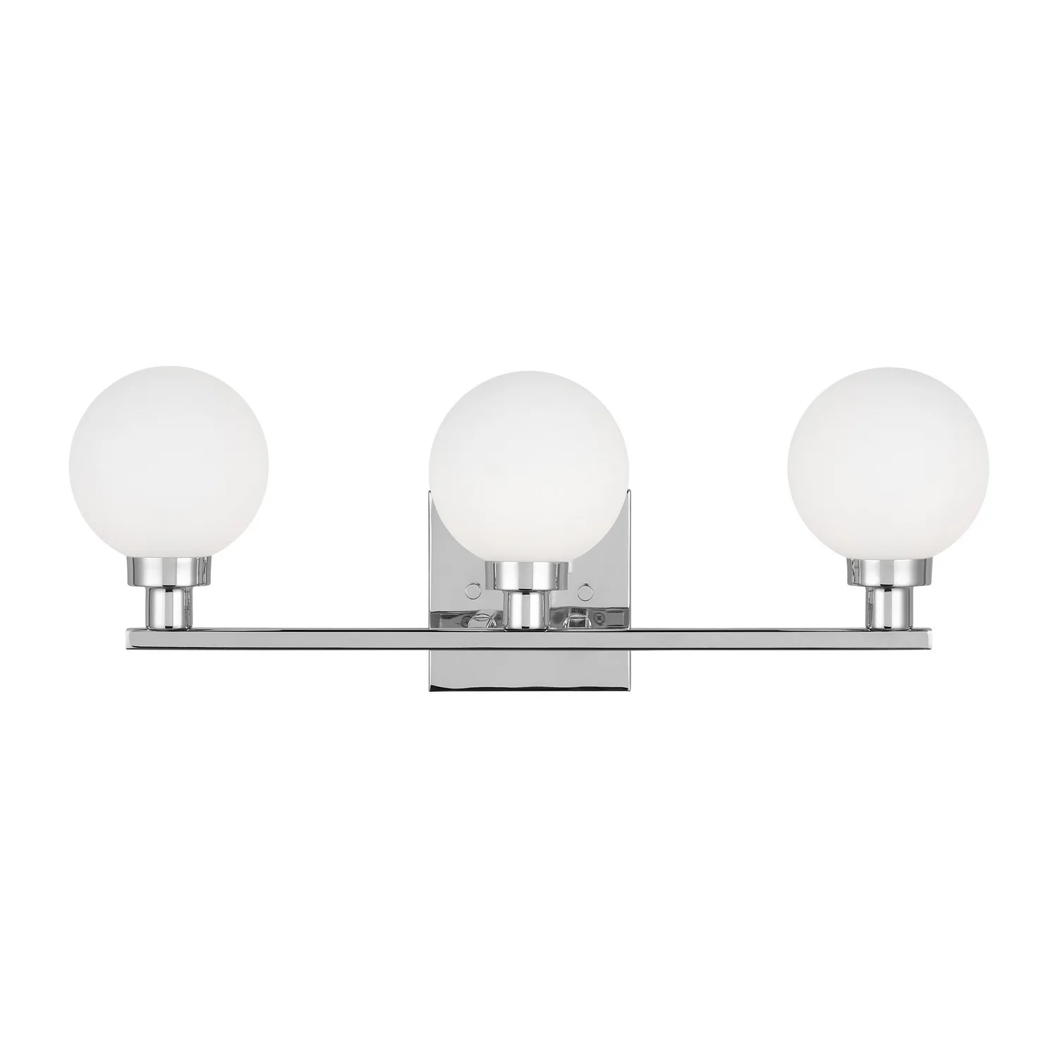Clybourn Three Light Bath Vanity in Chrome