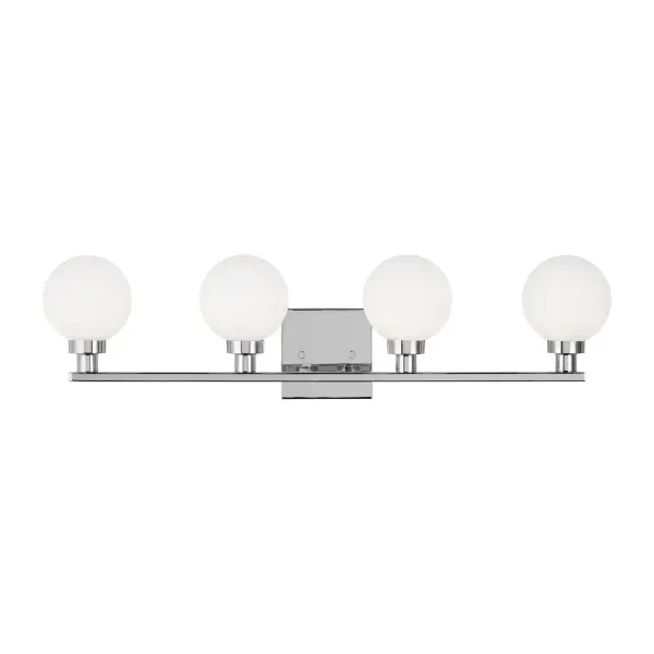 Clybourn Four Light Bath Vanity in Chrome