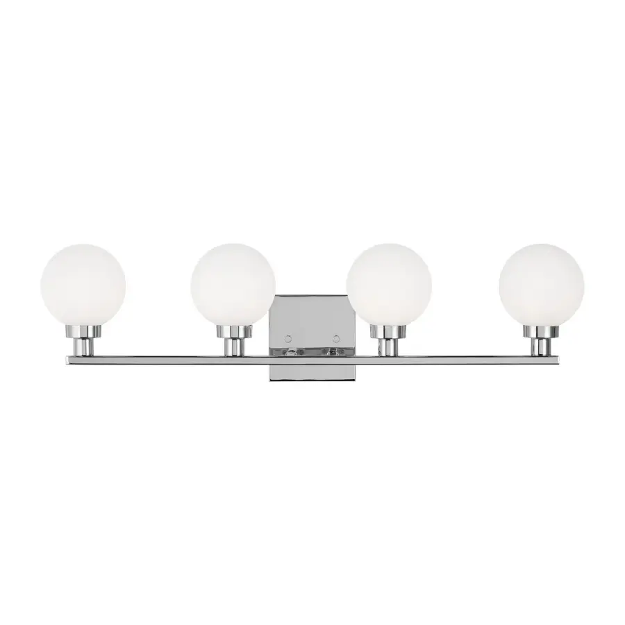 Clybourn Four Light Bath Vanity in Chrome