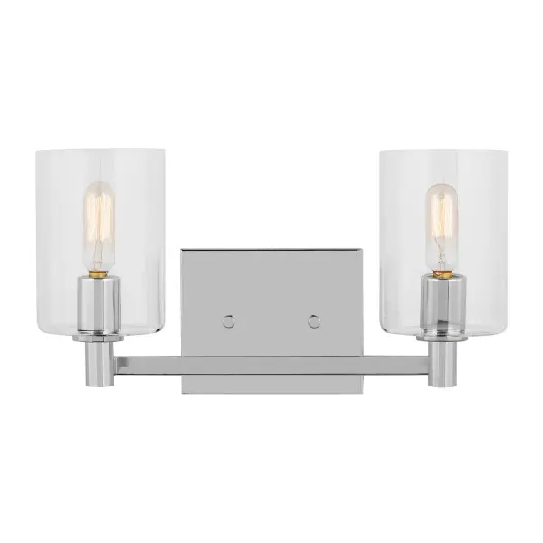 Fullton LED Bath Wall Sconce in Chrome
